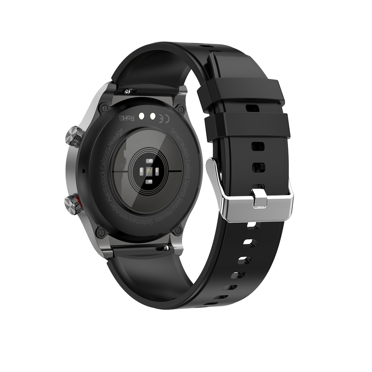 Ceas Smartwatch XK Fitness T41 cu Display 1.3 inch HD, Puls, Oxigen, Silicon, Negru