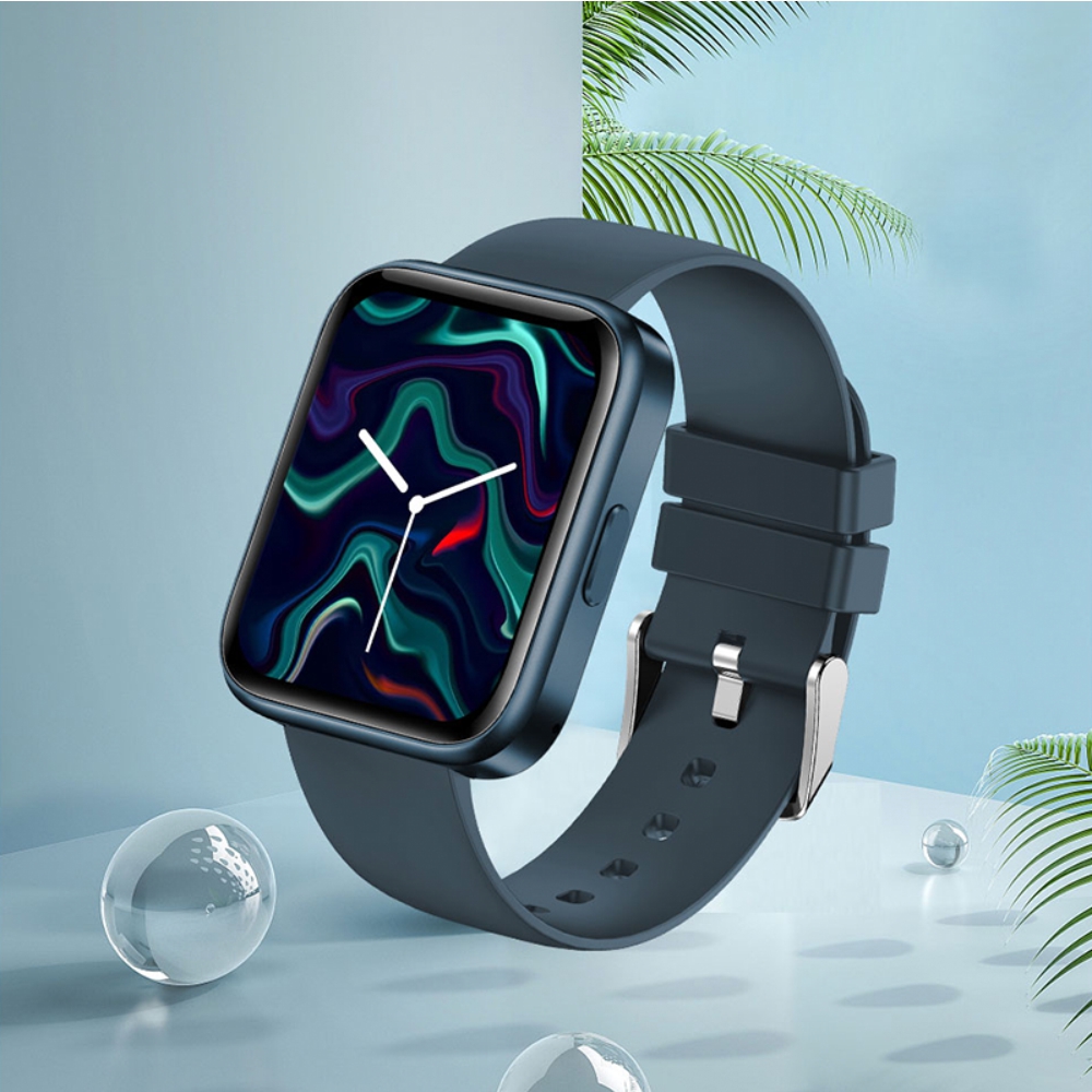 Ceas Smartwatch XK Fitness V30 cu Display 1.69 inch, Calorii, Distanta, Puls, Albastru