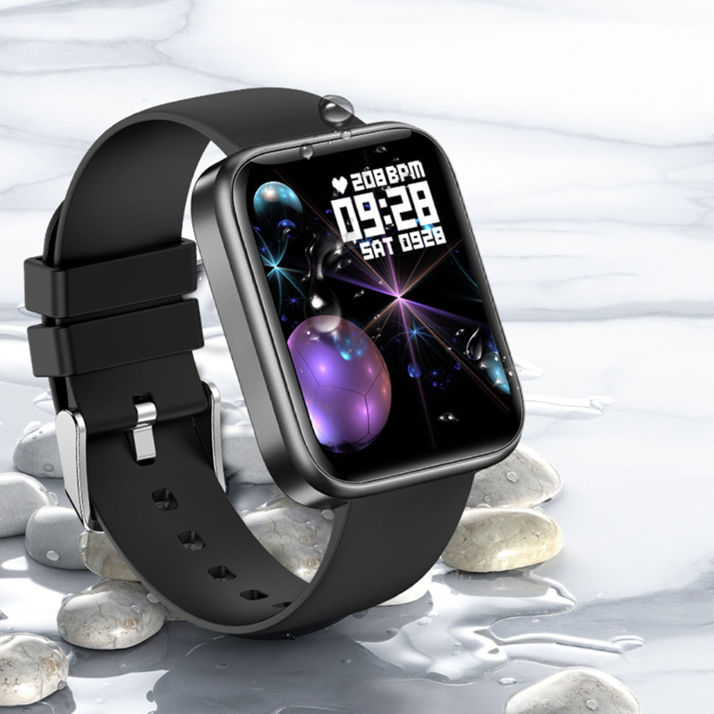 Ceas Smartwatch XK Fitness V30 cu Display 1.69 inch, Calorii, Distanta, Puls, Auriu