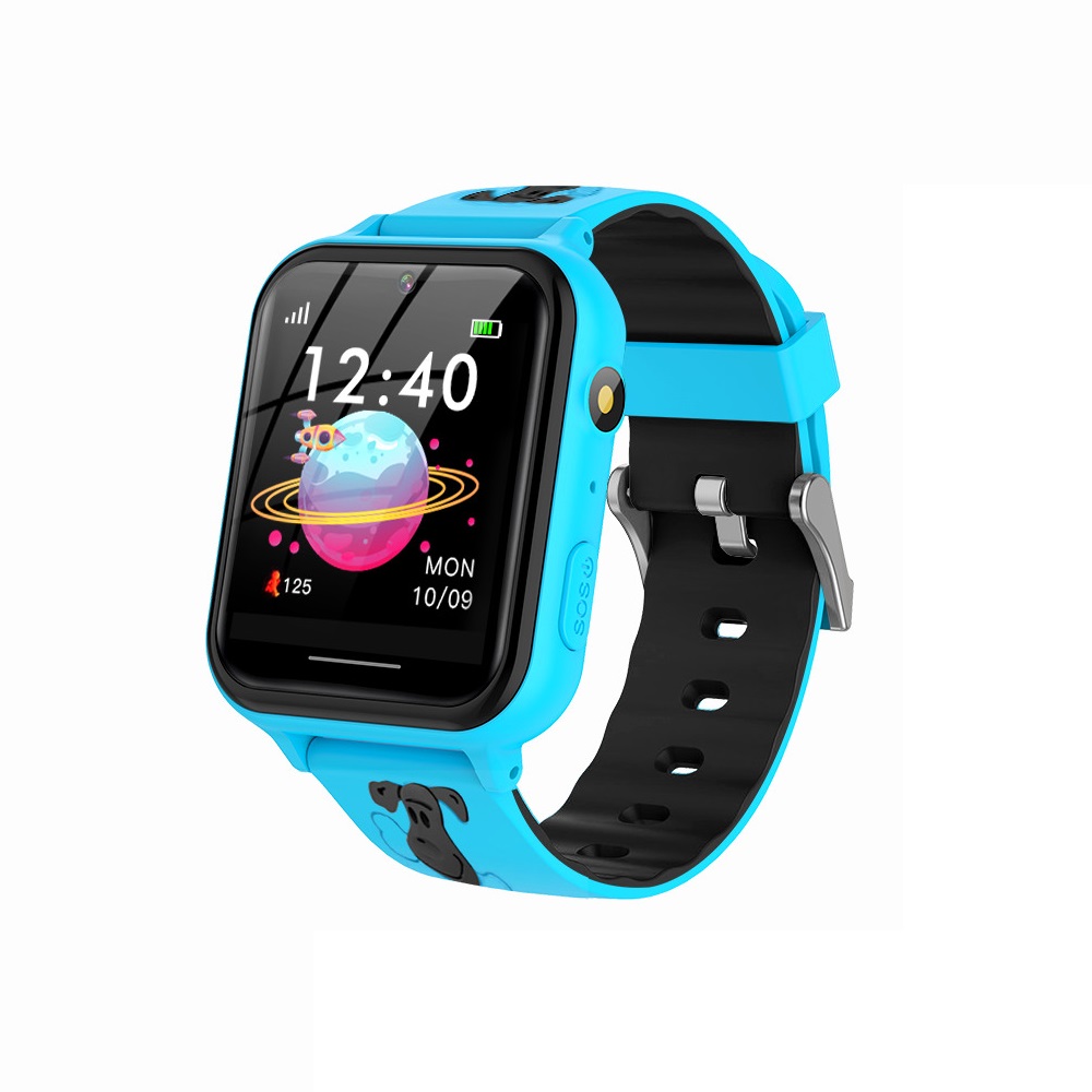 Ceas Smartwatch Pentru Copii YQT A2Z fara GPS, cu Functie telefon, 7 Jocuri, Camera, Album, Lanterna, Albastru xkids.ro imagine noua tecomm.ro