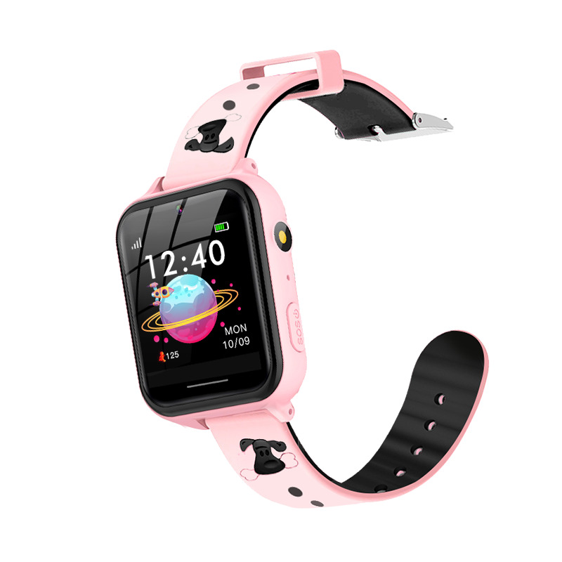 Ceas Smartwatch Pentru Copii YQT A2Z fara GPS, cu Functie telefon, 7 Jocuri, Camera, Album, Lanterna, Roz