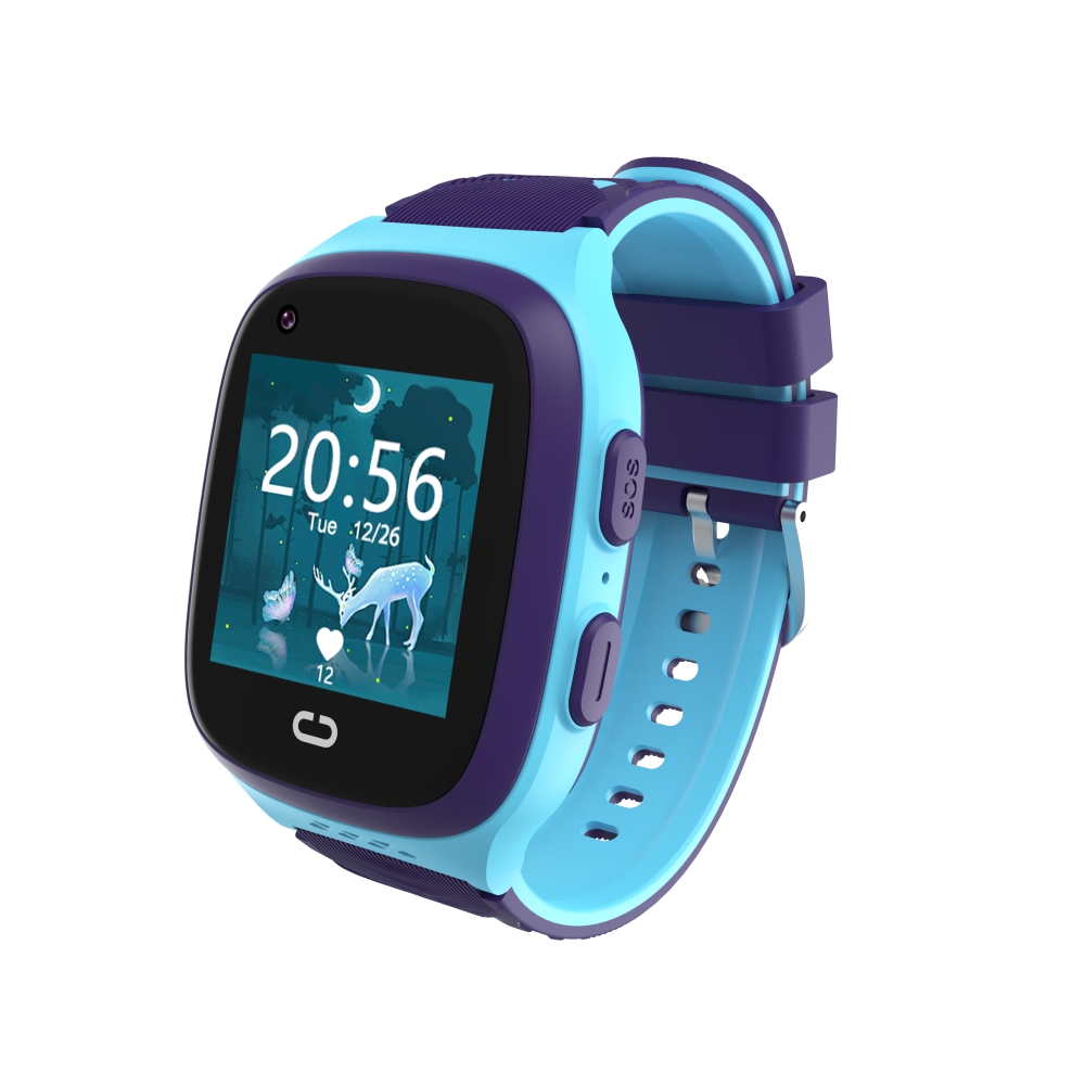 Ceas SmartWatch Pentru Copii Motto LT31 cu Localizare GPS, Functie telefon, Buton SOS, Albastru imagine noua