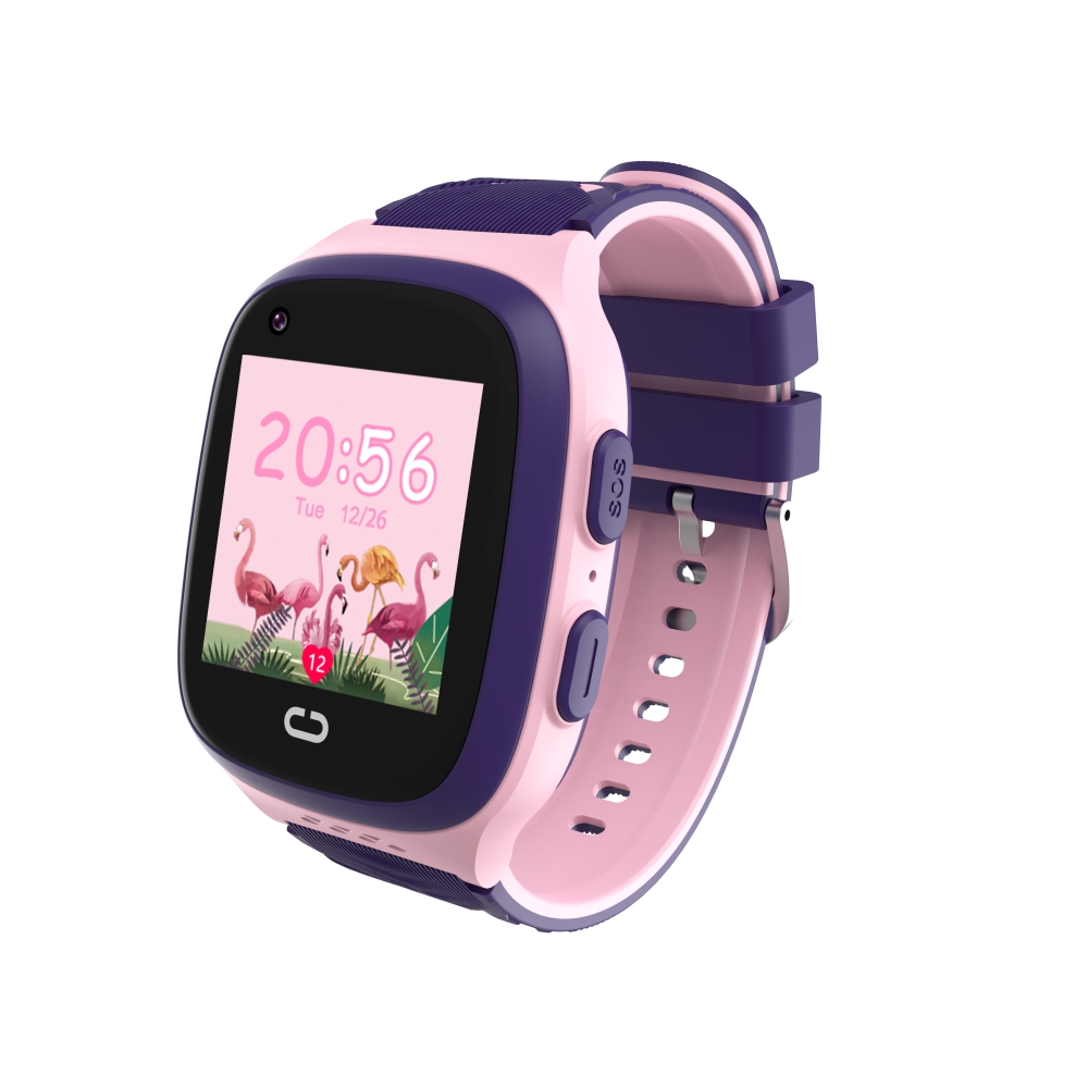 Ceas SmartWatch Pentru Copii Motto LT31 cu Localizare GPS, Functie telefon, Buton SOS, Roz Xkids