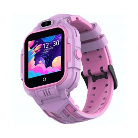 Ceas Smartwatch Pentru Copii Wonlex KT16 cu Apel Video, Functie Telefon, Localizare GPS, Buton SOS, Roz