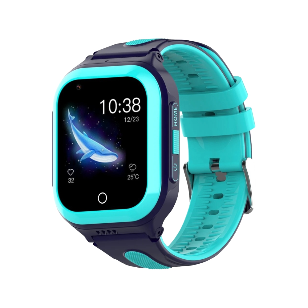Ceas Smartwatch Pentru Copii Wonlex KT24S cu Localizare GPS, Functie Telefon, Geofence, Istoric, Contacte, Chat, Albastru Xkids