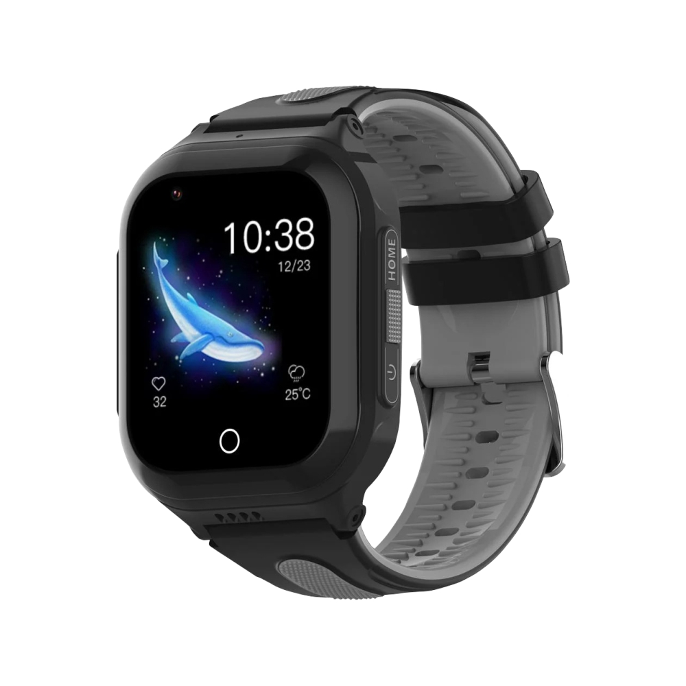 Ceas Smartwatch Pentru Copii Wonlex KT24S cu Localizare GPS, Functie Telefon, Istoric, Contacte, Chat, Negru Xkids