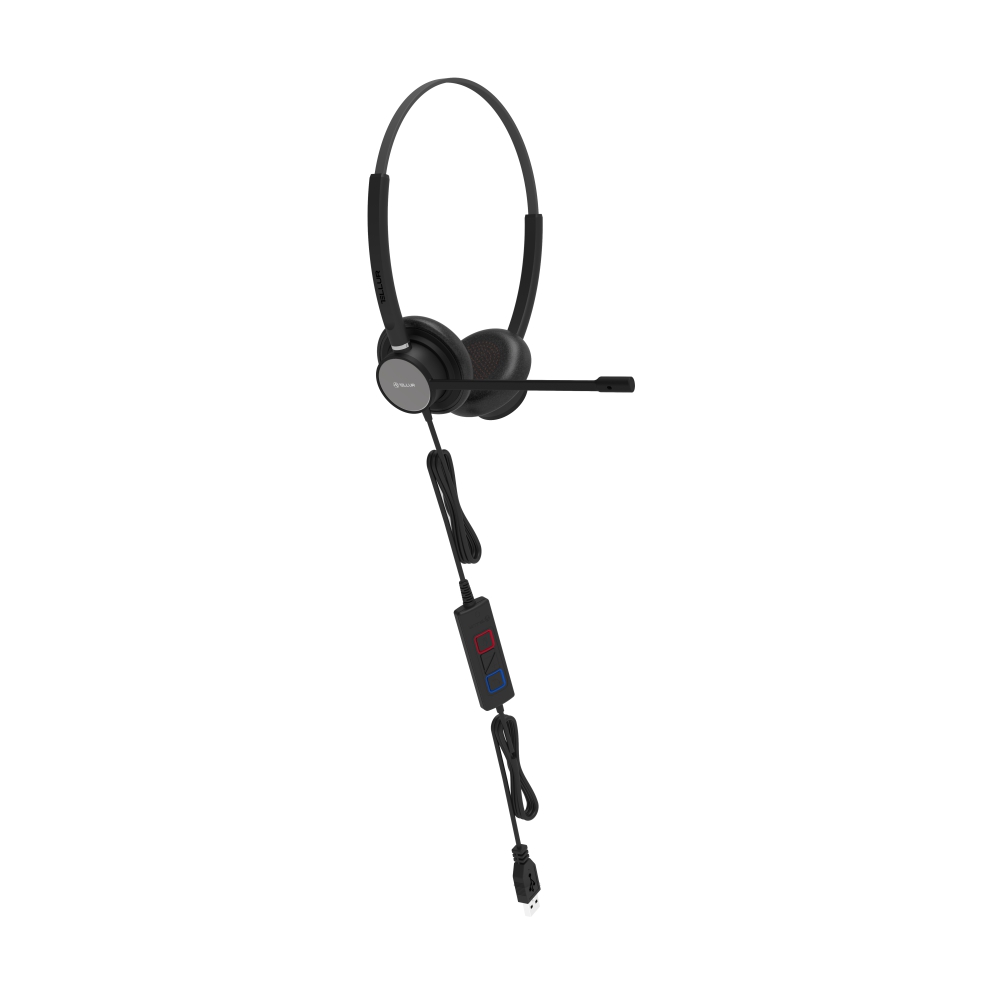 Casti Tellur cu Fir Voice 420, Binaural, USB Jack 3.5 mm, Negru 3.5 imagine noua idaho.ro