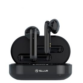 Casti Bluetooth Flip True Wireless In-Ear, Charging box, 25 mAh, Negru
