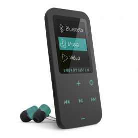 MP4 Player Energy Sistem Touch, 8GB, Bluetooth, microSD, Casti incluse, Negru/Verde