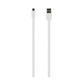 Cablu Date si Incarcare Tellur Micro USB 100cm, Universal, Alb