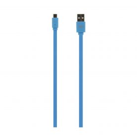 Cablu Date si Incarcare Tellur Micro USB 100cm, Universal, Albastru