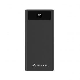 Baterie externa PowerBank Tellur 20000mAh PD200 cu Power Delivery (18W) & QC 3.0, Negru