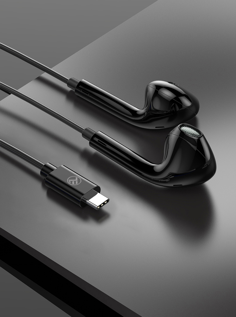 Casti In-Ear Tellur Basic Urbs, Handsfree, USB, Type-C, Negru