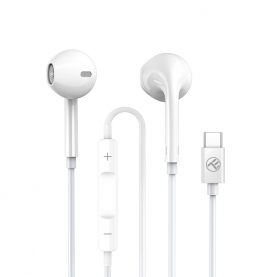 Casti In-Ear Tellur Basic Urbs, Handsfree, USB, Type-C, Alb