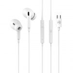 Casti in-ear Tellur Attune, Microfon, 1.2 m, Type-C, Alb