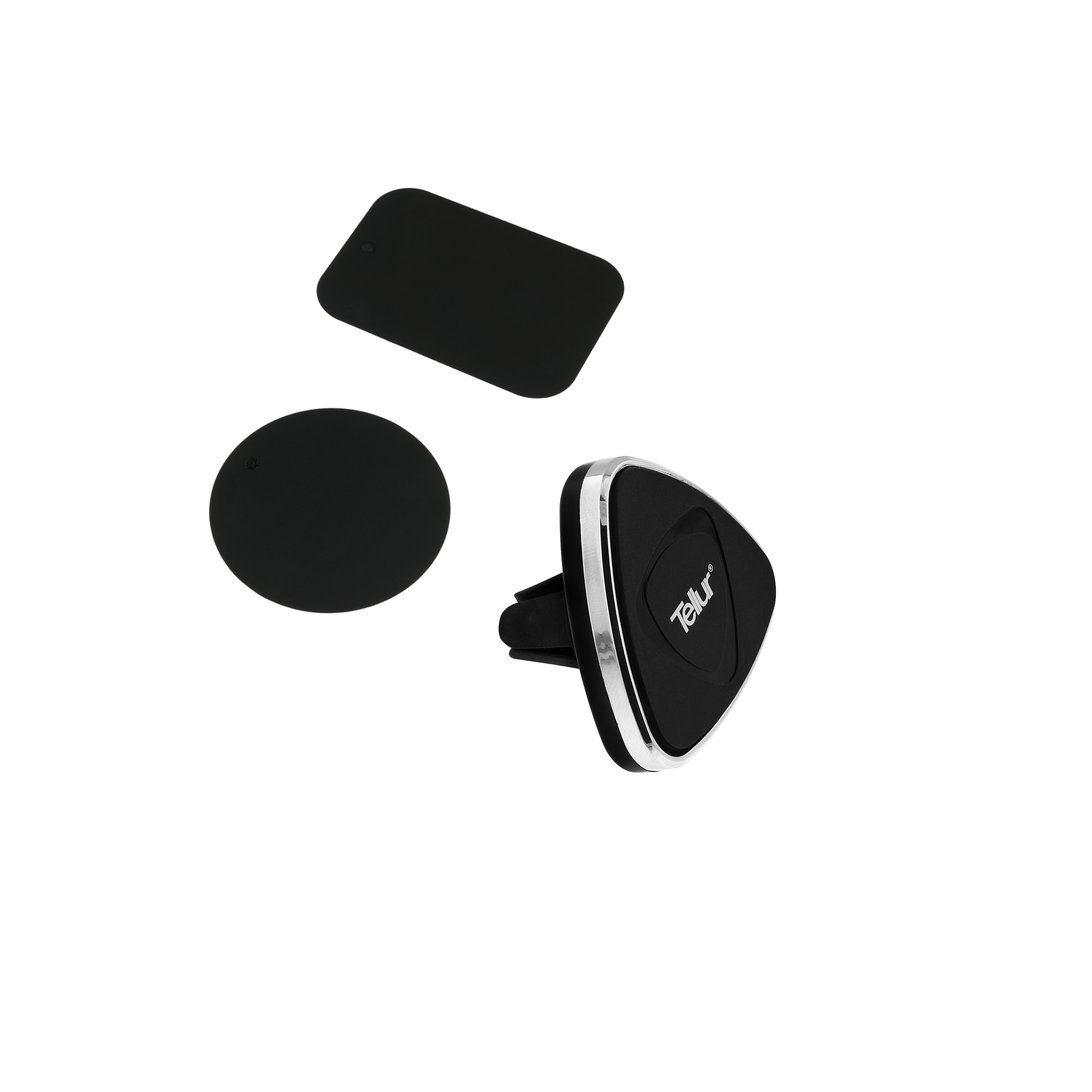 Suport Auto Magnetic Tellur pentru Telefon, Tip clema, Negru Auto imagine noua idaho.ro