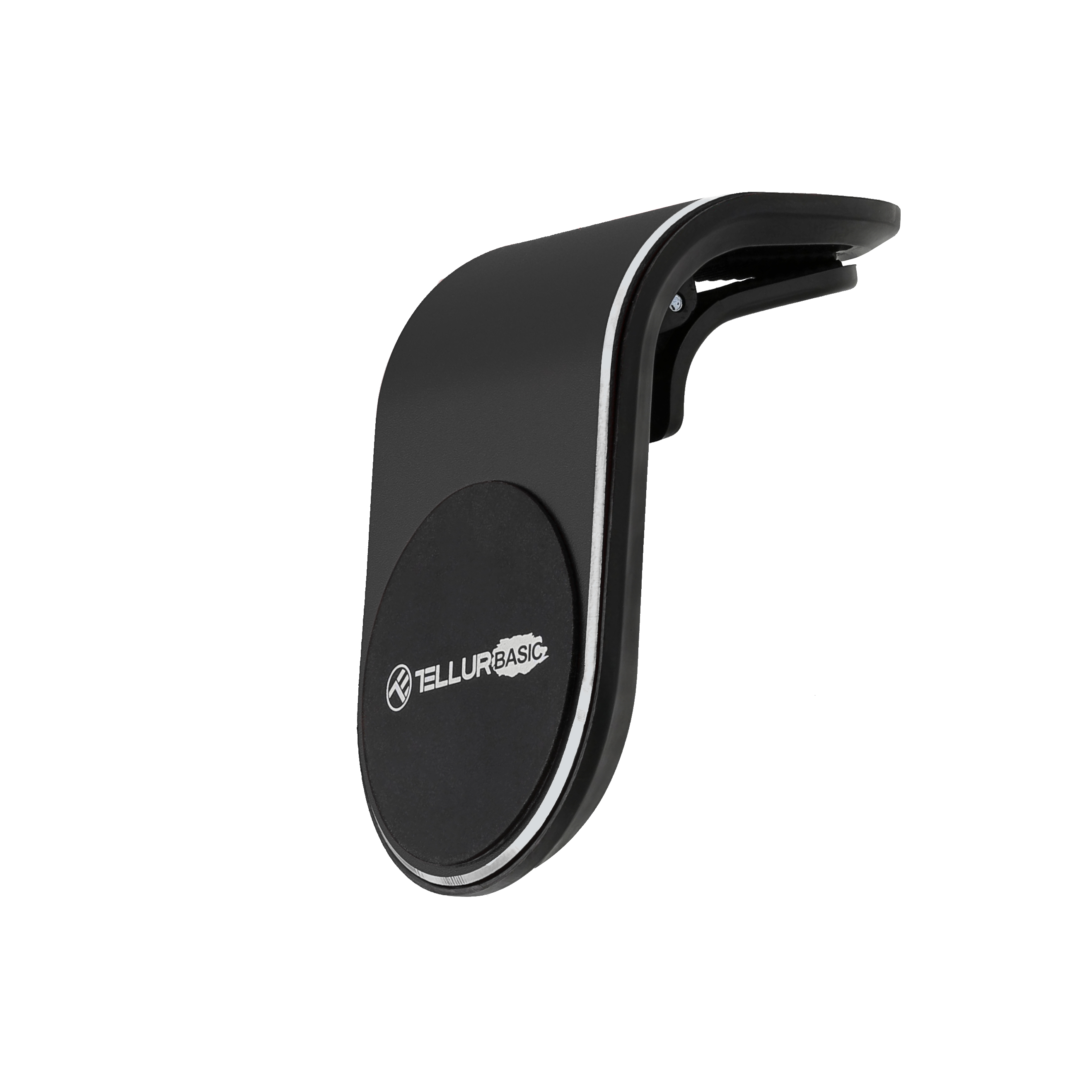 Suport Magnetic Tellur Basic de Telefon pentru Ventilatie MCM7, Aluminiu, Negru Aluminiu imagine noua idaho.ro