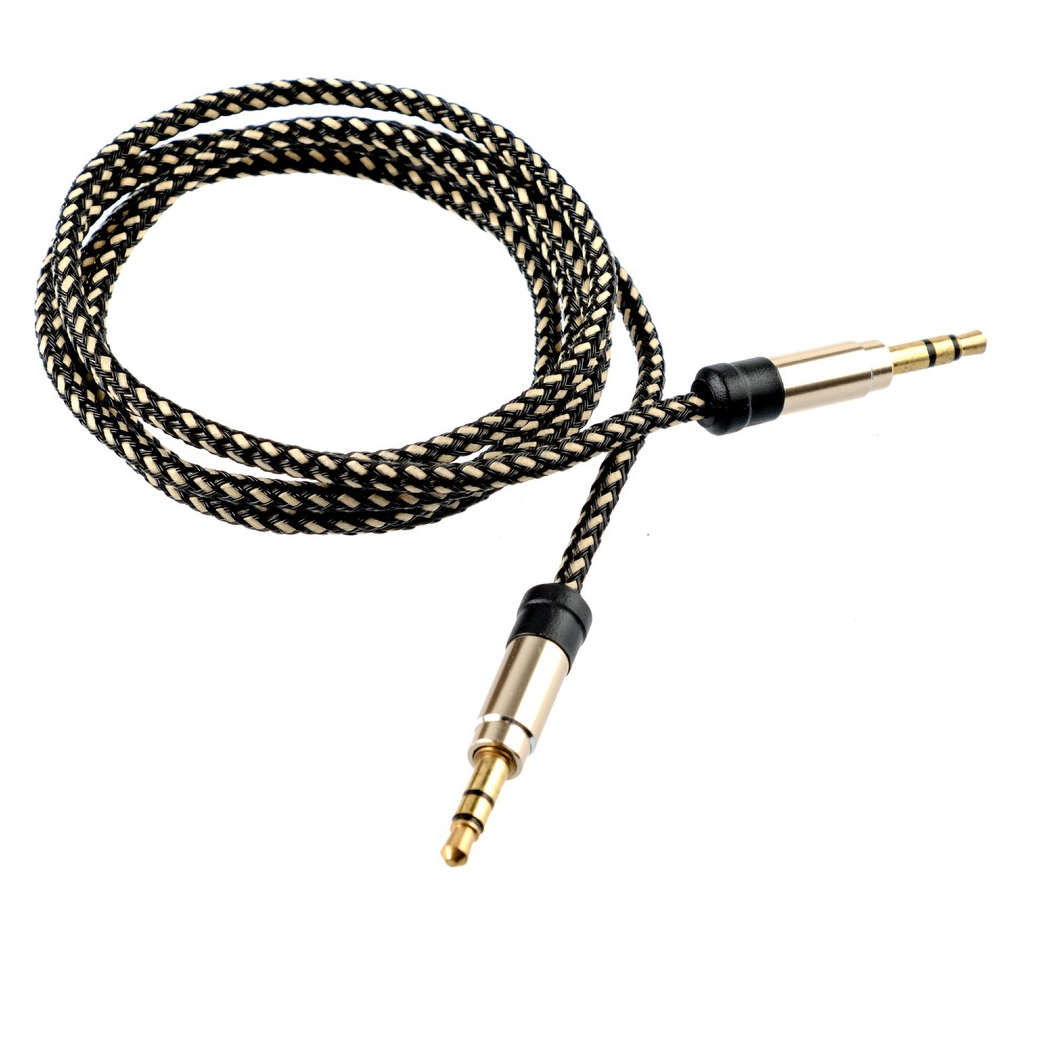 Cablu Audio Jack-Jack Tellur, 3.5mm, 1 m, Auriu 3.5mm imagine noua