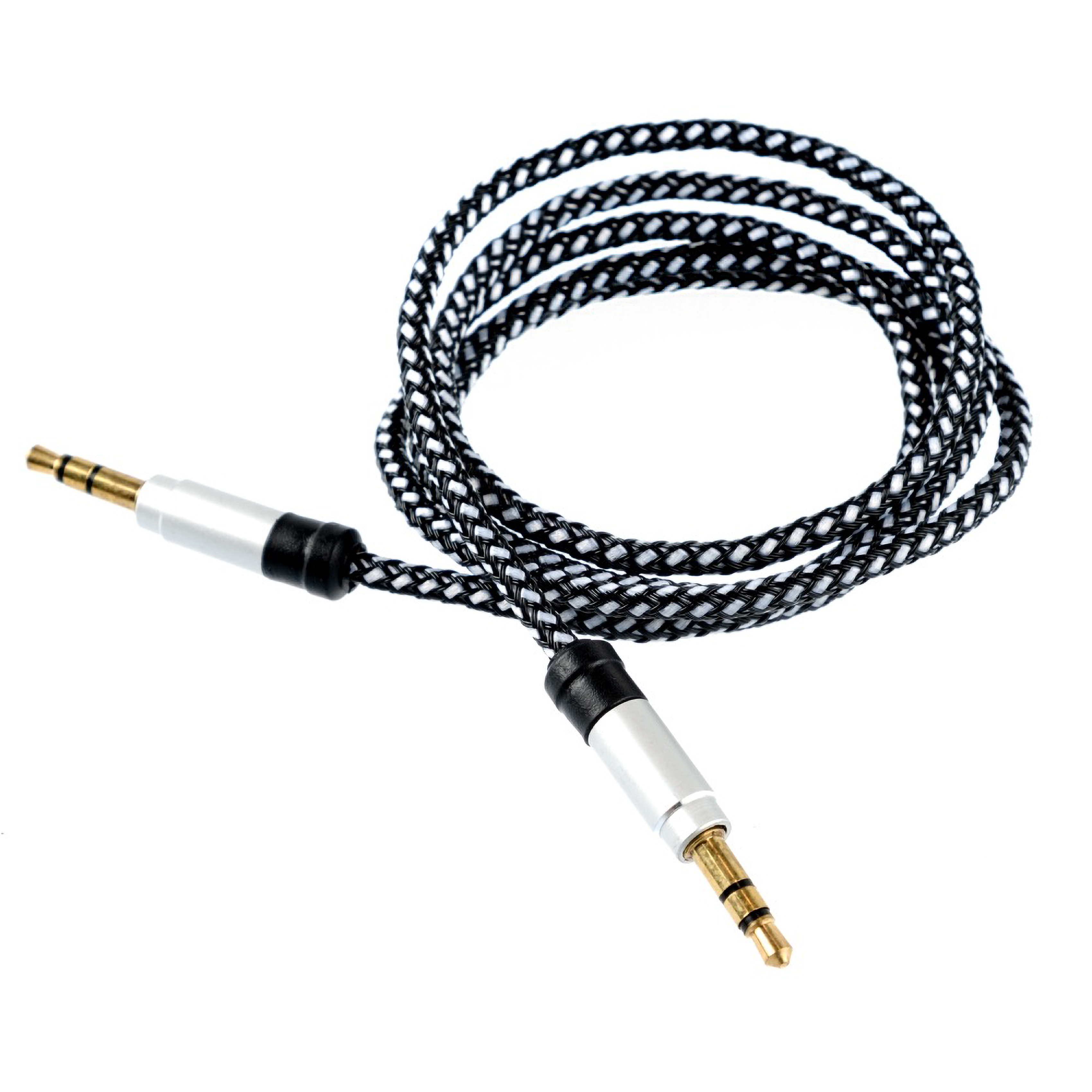 Cablu Audio Jack-Jack Tellur, 3.5mm, 1 m, Argintiu imagine noua