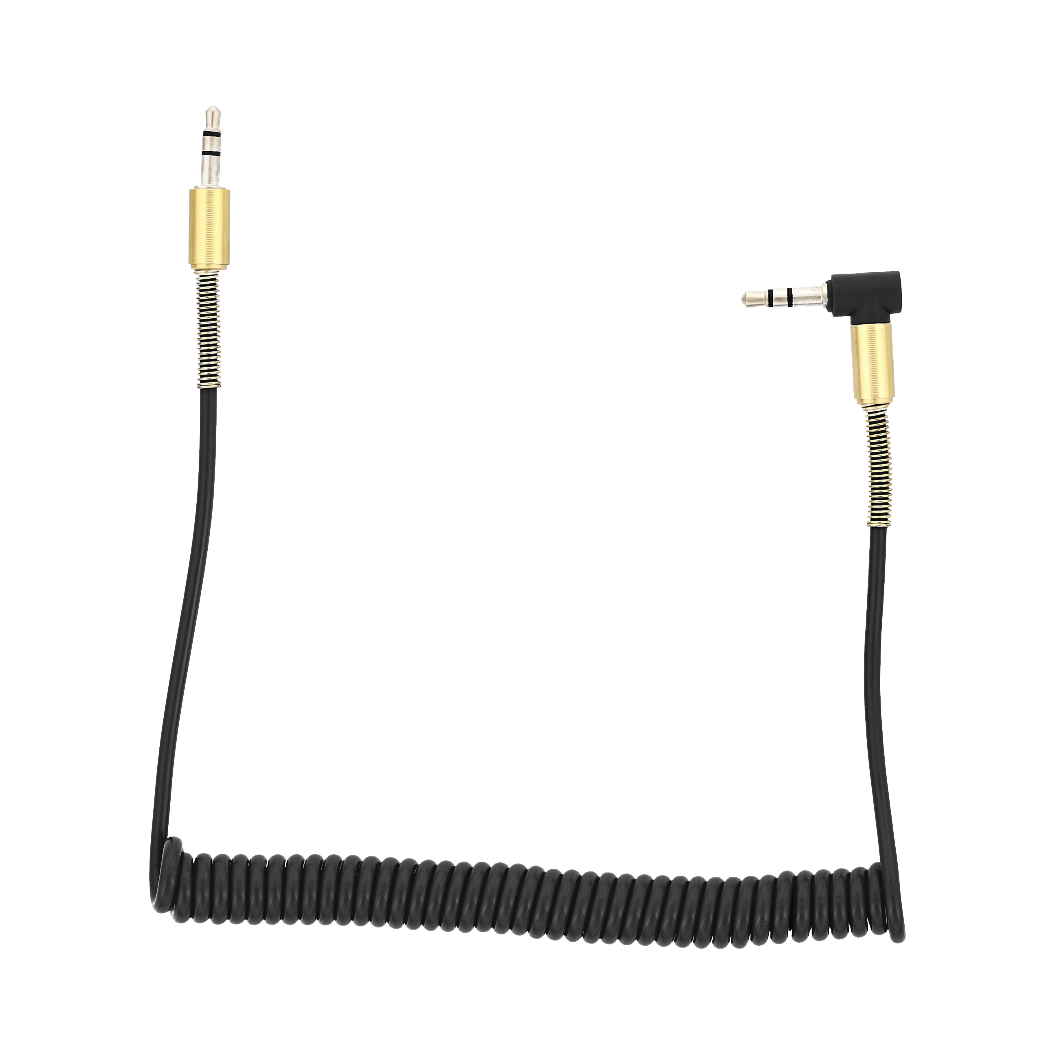Cablu audio tellur, jack 3.5mm, extensibil, nailon, negru