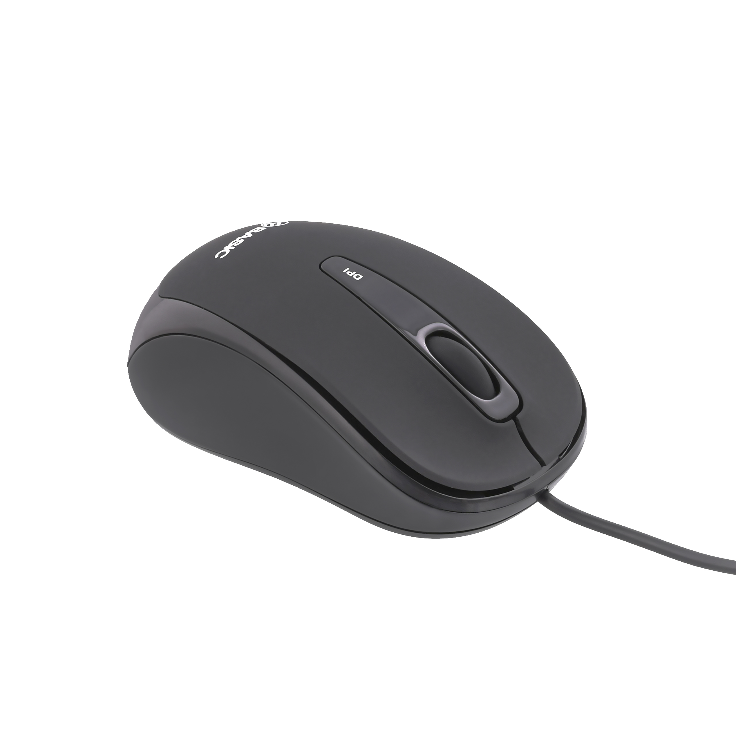 Mouse cu fir USB Mini Tellur Basic, Instalare Plug&Play, Rezolutie DPI reglabila, Negru Xkids