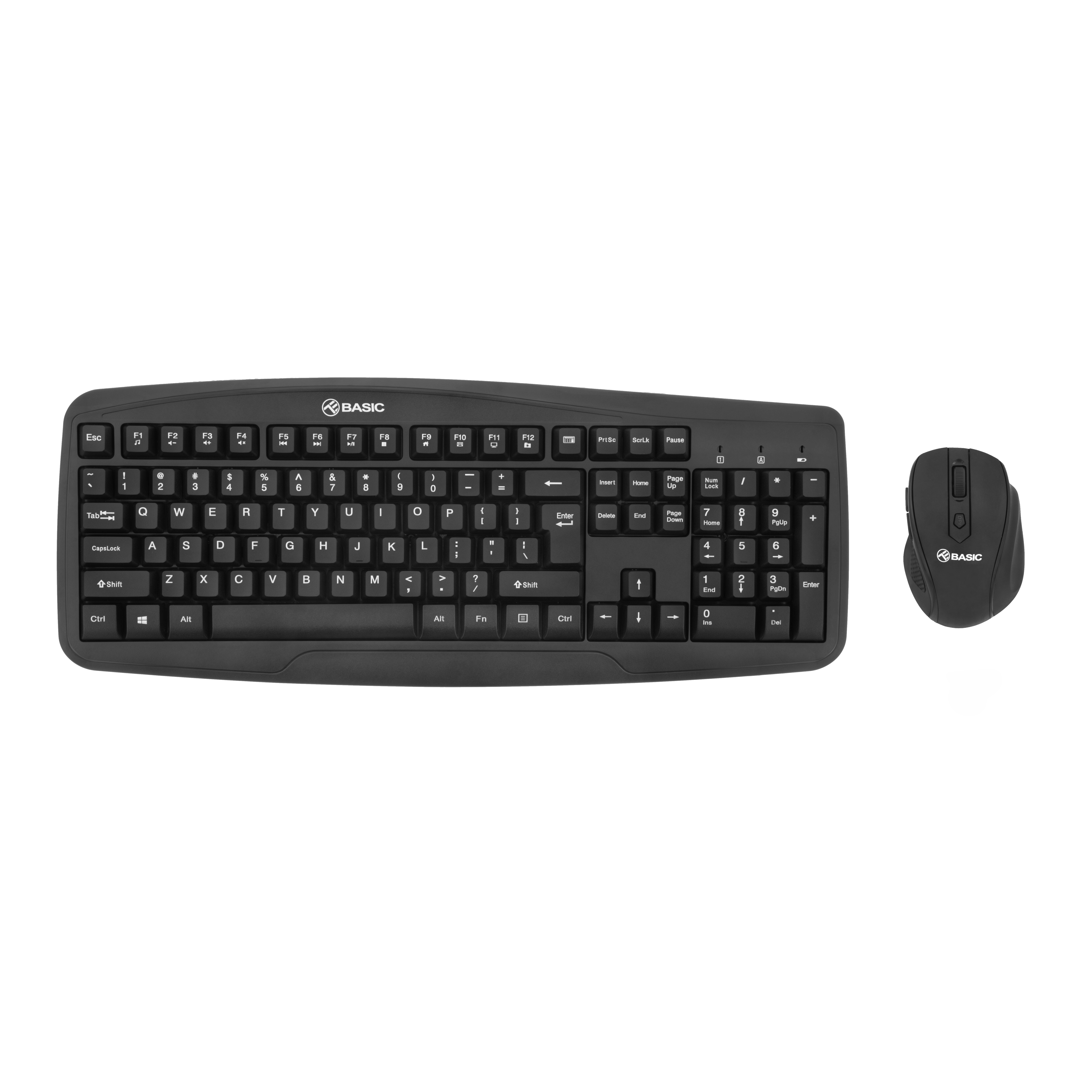 Kit Tastatura si Mouse Wireless Tellur Basic, Nano receptor, Distanta de operarare pana la 10 m, Negru Basic imagine noua idaho.ro