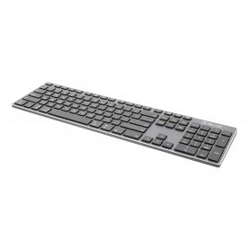 Tastatura Wireless Tellur Shade, Bluetooth, USB, US Layout, 350 mAh, Aluminiu, Tastaturi Gri si Negre