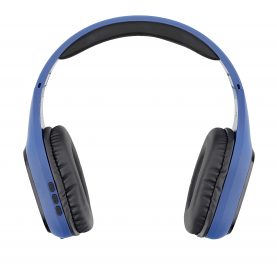 Casti Over-ear Bluetooth Tellur Pulse, Microfon, Micro-USB, 5V, Raza de actiune wireless 10 m, Albastru