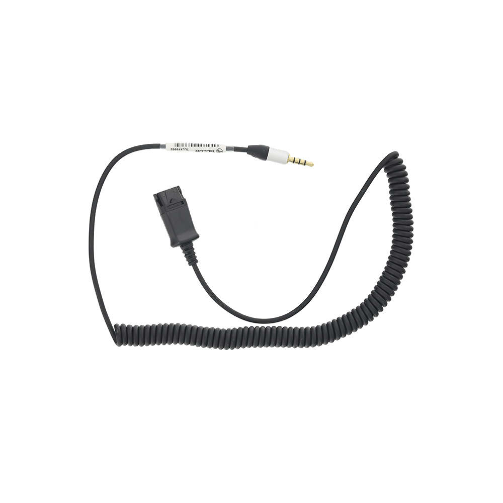 Cablu Adaptor Tellur Quick Disconect la Jack 3.5mm 4 poli, 2.95m, Negru 2.95m imagine noua 2022