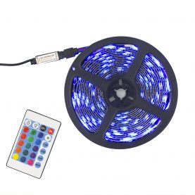 Banda Luminoasa Led 5m si Telecomanda White Shark LED-05 HELIOS, Multicolor