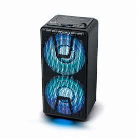 Boxa Bluetooth MUSE Party M-1820 DJ, 500W, Portabil, Baterie reincarcabila, Microfon inclus, Lumini colorate, Negru