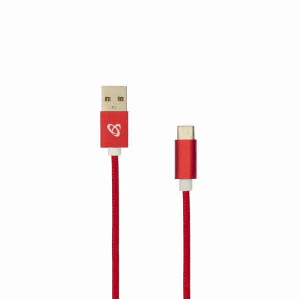 Cablu Date si Incarcare Sbox USB-Type C-15R, Viteza de Transfer 480Mbps, Lungime 1,5m, Rosu (Rosu) imagine noua tecomm.ro