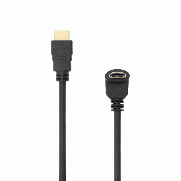 Cablu Audio-Video HDMI Ethernet 90° SBOX, Rezolutie maxima 4K x 2K, Lungime Cablu 1,5m, Negru 15m imagine noua tecomm.ro