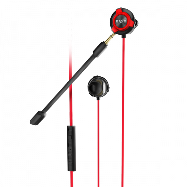 Casti Gaming  Energy Sistem ESG 1 Dual Driver, In-Ear, Negru-Rosu