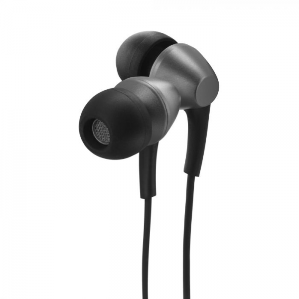 Casti In Ear Energy Sistem Urban 3 Titanium, Microfon, Music Control pe Fir, 3.5mm Mini Jack, Negru