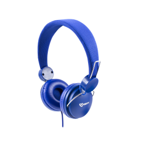 Casti Over Ear SBOX HS-736, Lungime cablu 1,2 m, Stereo, Albastru