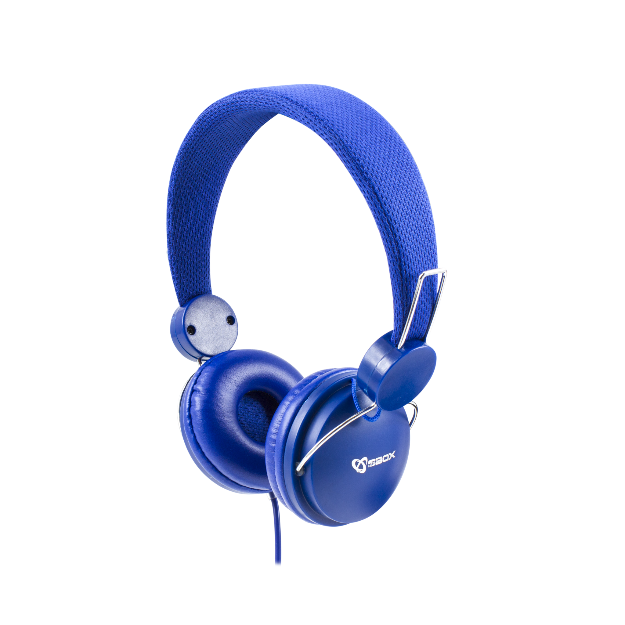Casti Over Ear SBOX HS-736, Lungime cablu 1,2 m, Stereo, Albastru 12 imagine noua idaho.ro