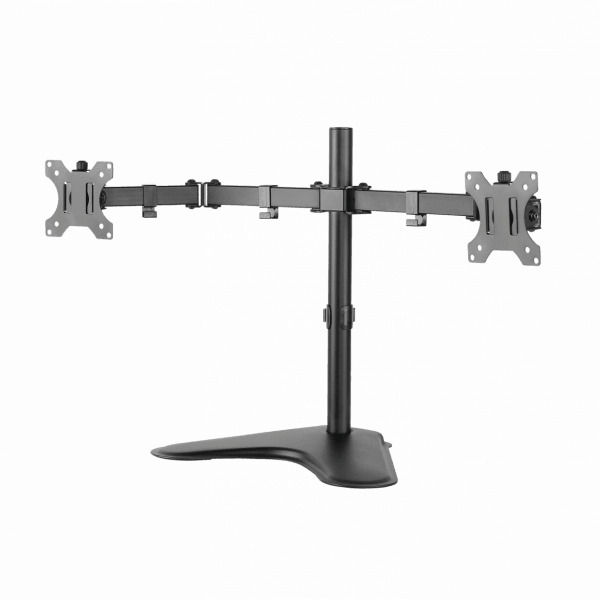 Suport Birou 2 Monitoare 13“ – 32“ SBOX LCD-F024, Rotire 360 grade, Sarcina suportata 8kg, Negru (13 imagine Black Friday 2021