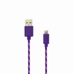 Cablu Date si Incarcare Sbox USB-Micro USB CAB0113, Viteza 480Mbps, Lungime 1m, Mov