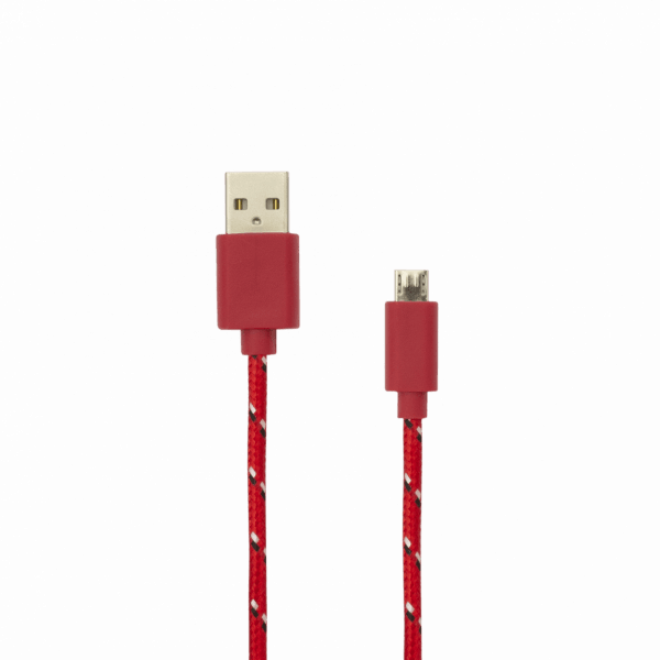 Cablu Date si Incarcare Sbox USB-Micro USB CAB0115, Viteza 480Mbps, Lungime 1m, Rosu