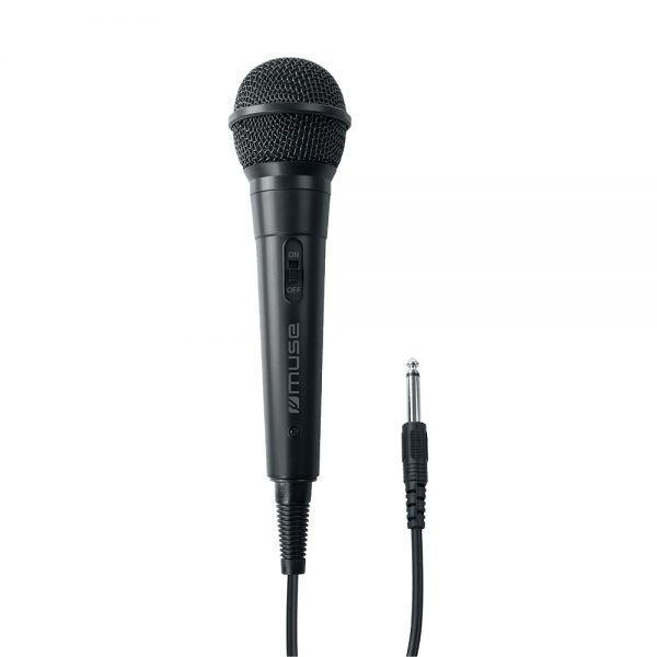 Microfon Profesional cu Fir Muse MC-20 B, Jack 6.3mm, Negru