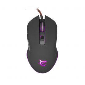 Mouse Gaming White Shark GM-3001 CYRUS, 3.200 dpi, Iluminare LED, Negru