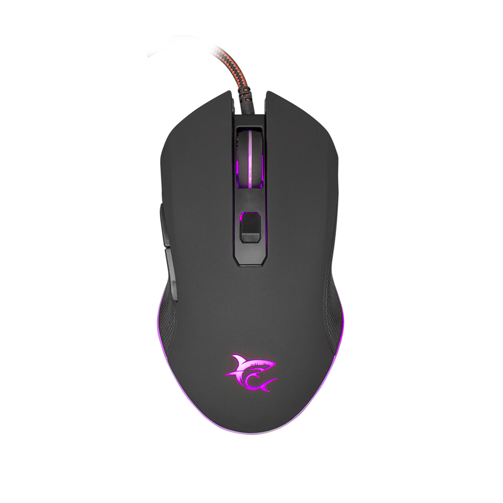 Mouse Gaming White Shark GM-3001 CYRUS, 3.200 dpi, Iluminare LED, Negru 3.200 imagine Black Friday 2021