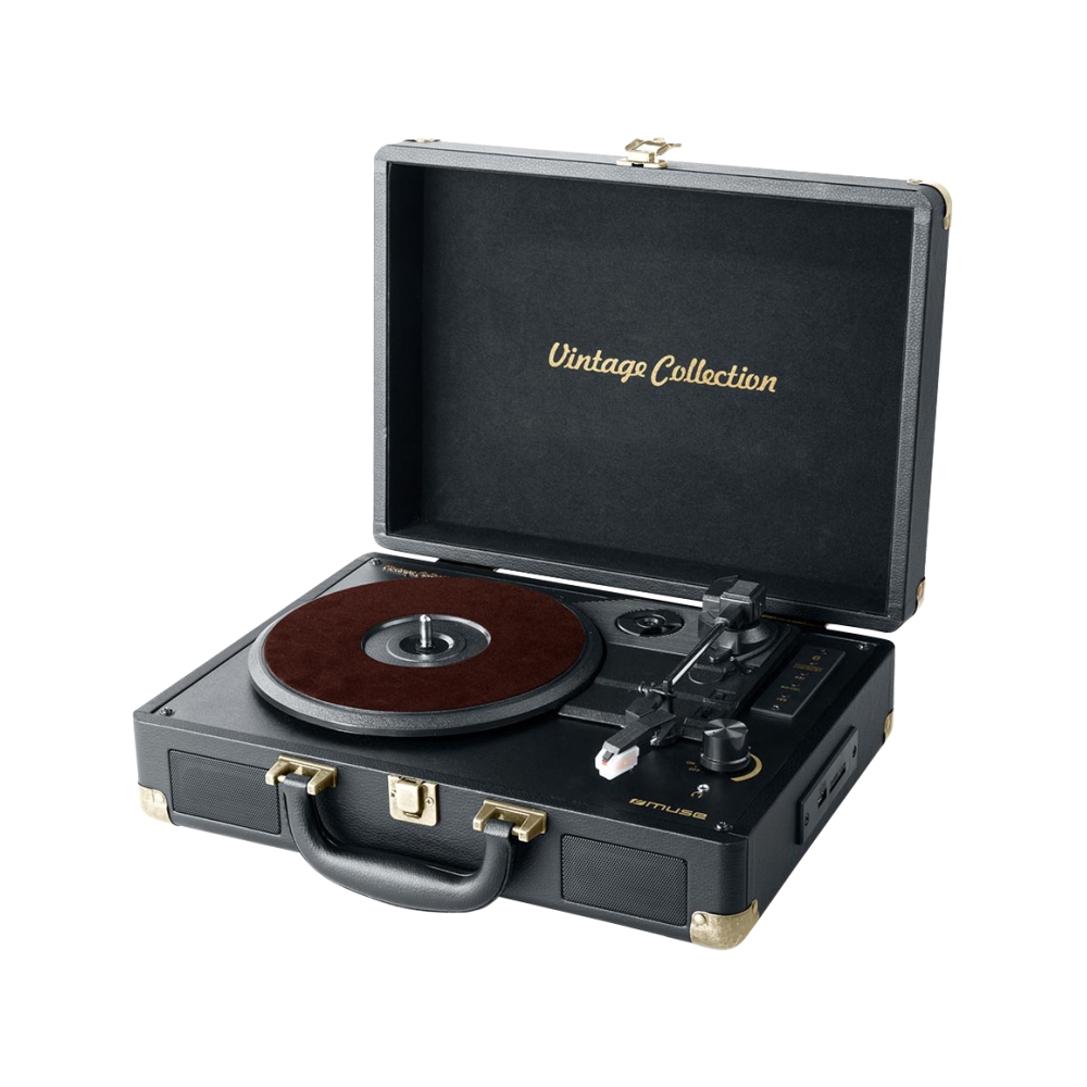 Pick-up mt-103 gd, stereo, bluetooth, cititor de carduri sd, port usb, aux-in de 3,5 mm, negru