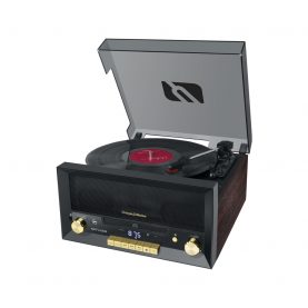 Pick-UP MUSE MT-112W, Bluetooth Vintage Collection, Radio FM, CD, CD-R/RW, MP3, USB, Negru