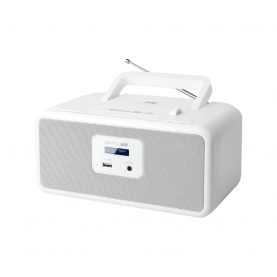 Radio Cd Player MUSE M-32 DBW DAB+/FM cu USB, Afisaj LCD, Mufa Aux, 20 de Posturi presetate, Alb