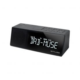 Radio Ceas cu Bluetooth MUSE M-172 DBT, Alarma dubla, Display LCD, Dimmer, Negru