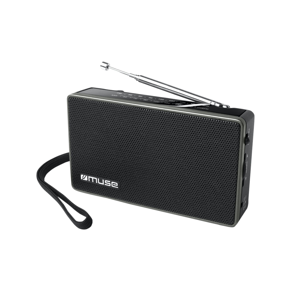 Radio Portabil MUSE M-030 R, FM/MW, Boxa frontala, Iesire Jack 3.5mm, Negru 3.5mm imagine noua tecomm.ro