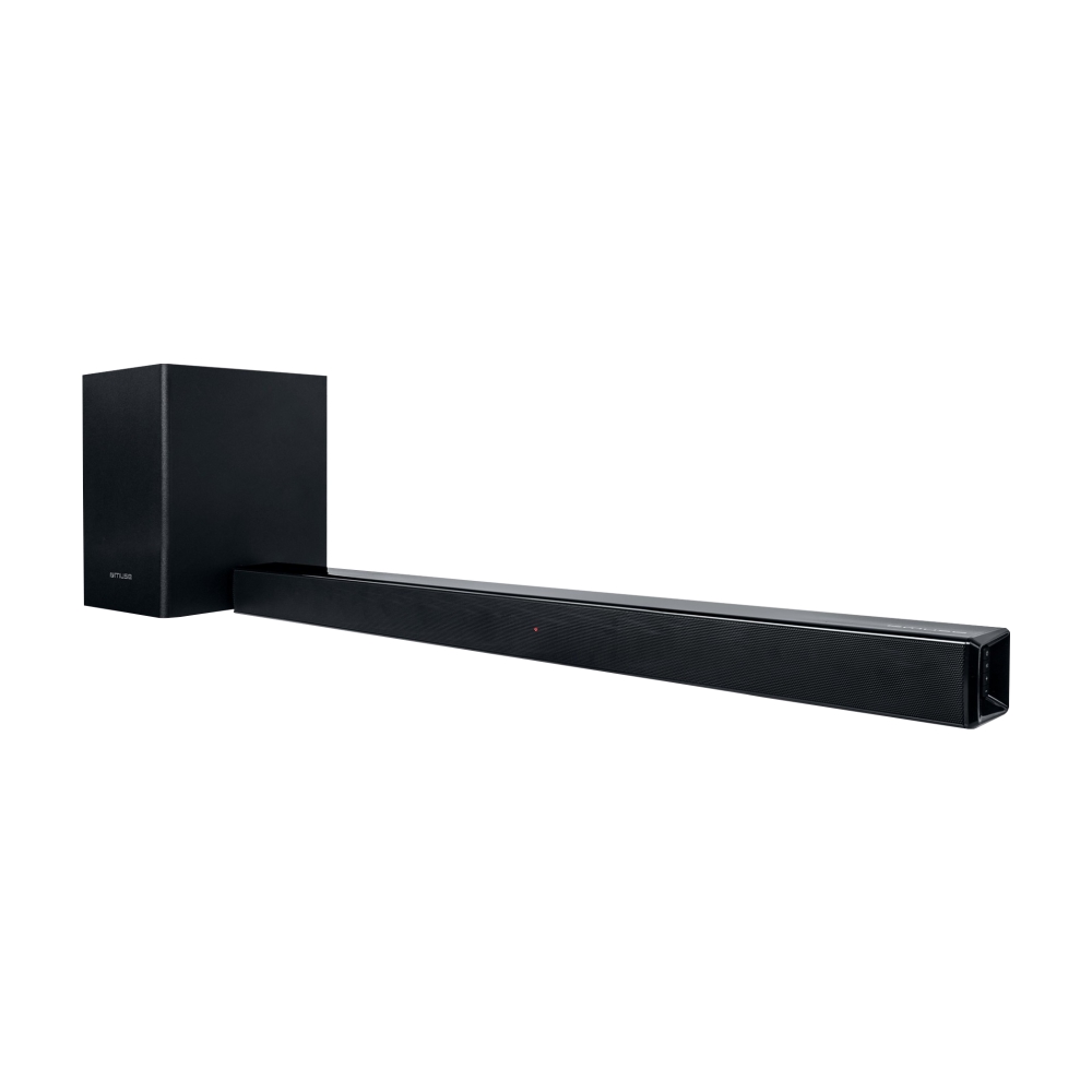 Soundbar MUSE M-1750 SBT cu Subwoofer, Bluetooth, Putere 150W, AUX IN, Telecomanda, Negru