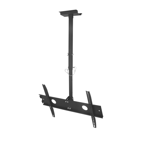 Suport TV cu Prindere in Tavan SBOX CPLB-102M, 40”-65″, Greutate Suportata 60kg, Rotire 180°, Inclinatie 20°, Negru